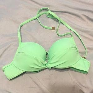 NWOT Light Green Topshop bikini top